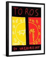 Toros En Vallauris-Pablo Picasso-Framed Limited Edition