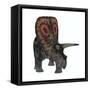 Torosaurus, a Herbivorous Dinosaur from the Late Cretaceous-null-Framed Stretched Canvas