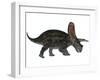 Torosaurus, a Herbivorous Dinosaur from the Late Cretaceous-null-Framed Art Print