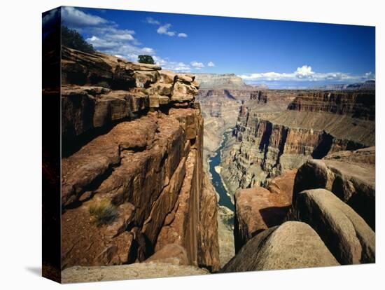 Toroweap Overlook a Panorama of the Canyon From Rim To River, Grand Canyon National Park, AZ-Bernard Friel-Stretched Canvas
