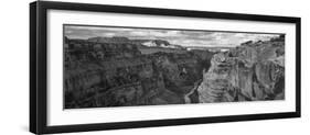 Toroweap Point, Grand Canyon, Arizona, USA BW, Black and White [TEMP]-Panoramic Images-Framed Photographic Print