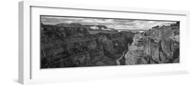 Toroweap Point, Grand Canyon, Arizona, USA BW, Black and White [TEMP]-Panoramic Images-Framed Photographic Print