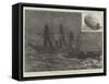 Torpedo Boat No 78 Attacking HMS Active-null-Framed Stretched Canvas