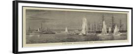 Torpedo Experiments Off Portland-William Edward Atkins-Framed Giclee Print