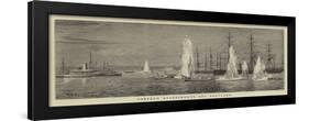 Torpedo Experiments Off Portland-William Edward Atkins-Framed Premium Giclee Print