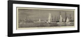 Torpedo Experiments Off Portland-William Edward Atkins-Framed Giclee Print