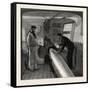 Torpedo Gun Boat, Commander's Cabin in the after Part of the Ship, 1888-null-Framed Stretched Canvas