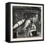 Torpedo Gun Boat, Dynamo Room in the Fore Part of the Vessel, 1888-null-Framed Stretched Canvas