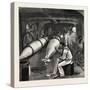 Torpedo Gun Boat, Dynamo Room in the Fore Part of the Vessel, 1888-null-Stretched Canvas