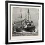 Torpedo Gun Boat, Full Speed-2O Knots an Hour, 1888-null-Framed Giclee Print