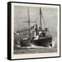 Torpedo Gun Boat, Full Speed-2O Knots an Hour, 1888-null-Framed Stretched Canvas