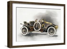 Torpedo Type Cg Renault Motor Car, Renault Catalogue, 1911, France, 20th Century-null-Framed Giclee Print