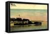 Torpedobootsdivision Helgoland Passierend, Schiff-null-Framed Stretched Canvas