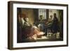 Torquato Tasso Reading Liberated Jerusalem to Eleonora D'Este, 1865-Domenico Morelli-Framed Giclee Print