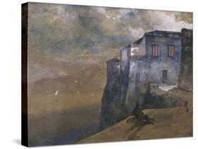 Torquato Tasso's House in Sorrento-Giacinto Gigante-Stretched Canvas