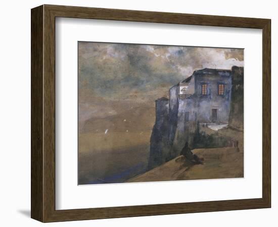 Torquato Tasso's House in Sorrento-Giacinto Gigante-Framed Giclee Print