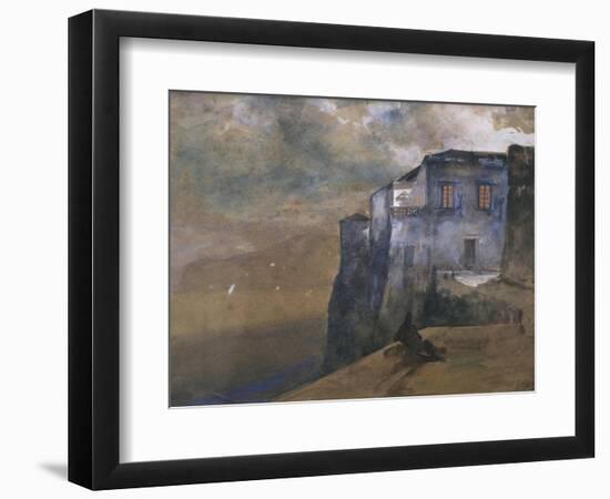 Torquato Tasso's House in Sorrento-Giacinto Gigante-Framed Giclee Print