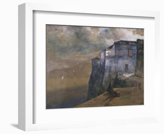 Torquato Tasso's House in Sorrento-Giacinto Gigante-Framed Giclee Print