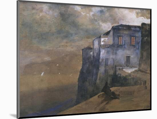 Torquato Tasso's House in Sorrento-Giacinto Gigante-Mounted Giclee Print