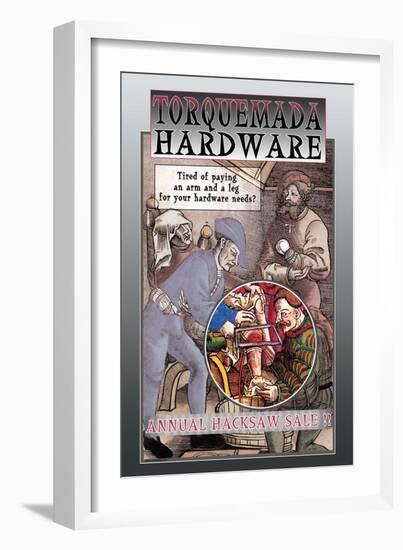 Torquemada Hardware-null-Framed Art Print