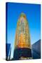 Torre Agbar in the Poblenou Neighborhood in Barcelona, Spain.-Carlos Sanchez Pereyra-Stretched Canvas