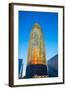 Torre Agbar in the Poblenou Neighborhood in Barcelona, Spain.-Carlos Sanchez Pereyra-Framed Photographic Print