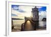 Torre De Belem - Famous Landmark of Lisbon , Portugal-leoks-Framed Photographic Print