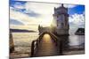 Torre De Belem - Famous Landmark of Lisbon , Portugal-leoks-Mounted Photographic Print