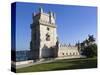 Torre de Belem, UNESCO World Heritage Site, Belem, Lisbon, Portugal, Europe-Stuart Black-Stretched Canvas