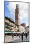 Torre Dei Lamberti, Piazza Delle Erbe, Verona, UNESCO World Heritage Site, Veneto, Italy, Europe-Nico Tondini-Mounted Photographic Print