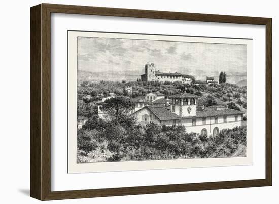 Torre Del Gallo (Galileo's Observatory) Near Florence Italy-null-Framed Giclee Print