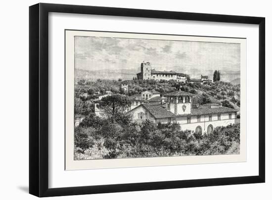 Torre Del Gallo (Galileo's Observatory) Near Florence Italy-null-Framed Giclee Print