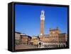 Torre Del Mangia, Piazza Del Campo, Tuscany, Italy-Jeremy Lightfoot-Framed Stretched Canvas