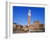 Torre Del Mangia, Piazza Del Campo, Tuscany, Italy-Jeremy Lightfoot-Framed Photographic Print