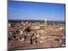 Torre Del Mangia, Piazza Del Campo, Unesco World Heritage Site, Siena, Tuscany, Italy-John Miller-Mounted Photographic Print