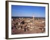 Torre Del Mangia, Piazza Del Campo, Unesco World Heritage Site, Siena, Tuscany, Italy-John Miller-Framed Photographic Print