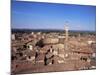 Torre Del Mangia, Piazza Del Campo, Unesco World Heritage Site, Siena, Tuscany, Italy-John Miller-Mounted Photographic Print