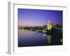 Torre Del Oro and Rio Guadelquivir in the Evening, Seville (Sevilla), Andalucia (Andalusia), Spain-Rob Cousins-Framed Photographic Print