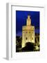 Torre Del Oro (Gold Tower), Museo Naval, Seville, Andalucia, Spain-Carlo Morucchio-Framed Photographic Print