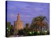 Torre Del Oro, Seville, Andalucia, Spain-John Miller-Stretched Canvas
