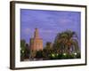 Torre Del Oro, Seville, Andalucia, Spain-John Miller-Framed Photographic Print