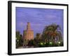 Torre Del Oro, Seville, Andalucia, Spain-John Miller-Framed Photographic Print