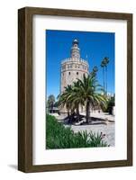 Torre del Oro, Seville, Andalusia, Spain, Europe-Ethel Davies-Framed Photographic Print