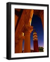 Torre Del'Orologio Framed by Facade of the Palazzo Ducale, Venetian Hotel and Casino, Las Vegas-Ryan Fox-Framed Photographic Print