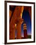 Torre Del'Orologio Framed by Facade of the Palazzo Ducale, Venetian Hotel and Casino, Las Vegas-Ryan Fox-Framed Photographic Print