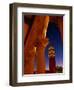 Torre Del'Orologio Framed by Facade of the Palazzo Ducale, Venetian Hotel and Casino, Las Vegas-Ryan Fox-Framed Photographic Print