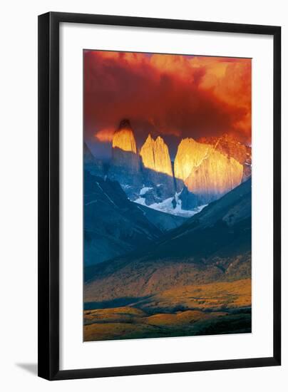 Torre del Paine Chile-null-Framed Art Print