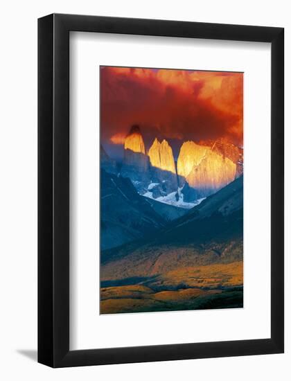 Torre del Paine Chile-null-Framed Art Print