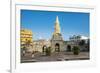 Torre del Reloj Publico (Public Clock Tower), UNESCO World Heritage Site, Cartagena, Colombia, Sout-Michael Runkel-Framed Photographic Print