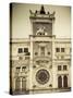 Torre Dell'Orologio (St Mark's Clocktower), Piazza San Marco, Venice, Italy-Jon Arnold-Stretched Canvas